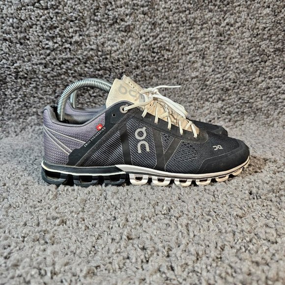 On Cloud Womens Size 9 Black Running Shoes EU 40.5 Swiss Engineering - Picture 1 of 11